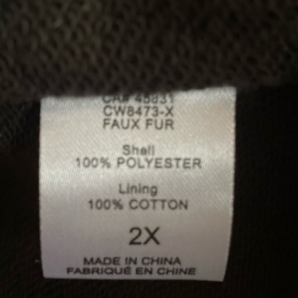 Chaser Leopard Faux Fur Hoodie Jacket - Picture 15 of 16